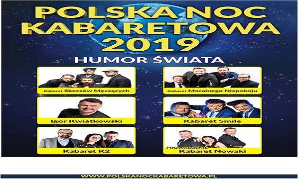 Kołobrzeg: Polska Noc Kabaretowa 2019 - Humor świata