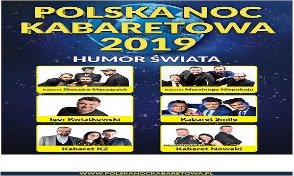 Polska Noc Kabaretowa 2019 w Zabrzu