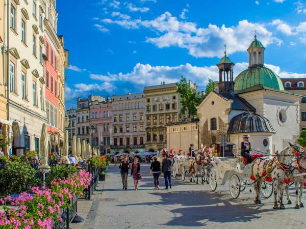 Wirtualny spacer po Rynku Głównym w Krakowie
