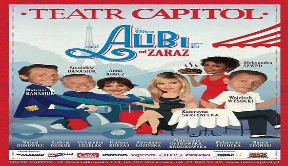 Sztuka pt. Alibi od zaraz - Teatr Capitol - Warszawa