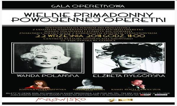 Gliwice: Wielkie Primadonny Powojennej Operetki