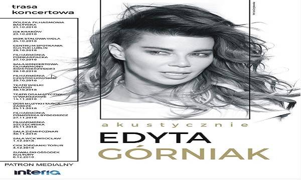 Edyta Górniak akustycznie w Warszawie